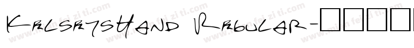 KelseysHand Regular字体转换